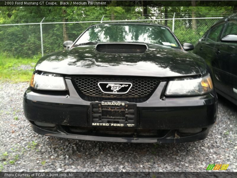 Black / Medium Parchment 2003 Ford Mustang GT Coupe