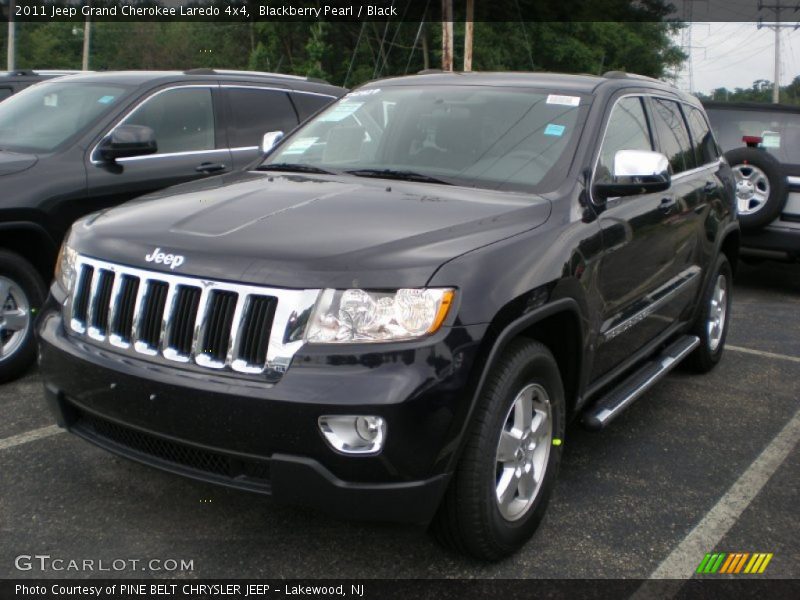 Blackberry Pearl / Black 2011 Jeep Grand Cherokee Laredo 4x4