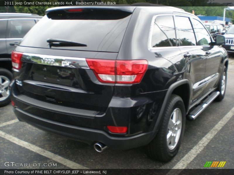Blackberry Pearl / Black 2011 Jeep Grand Cherokee Laredo 4x4