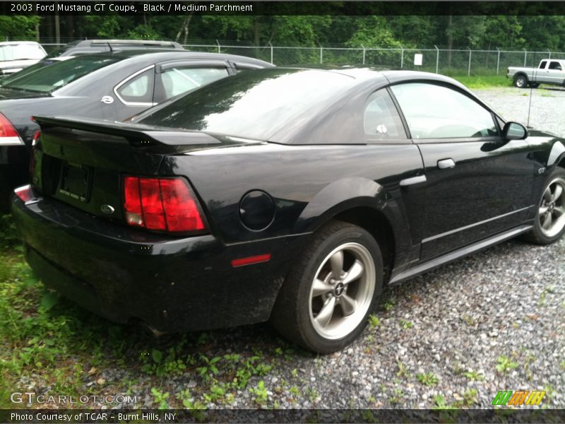Black / Medium Parchment 2003 Ford Mustang GT Coupe