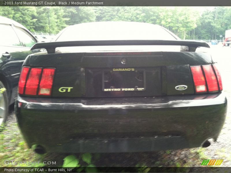 Black / Medium Parchment 2003 Ford Mustang GT Coupe