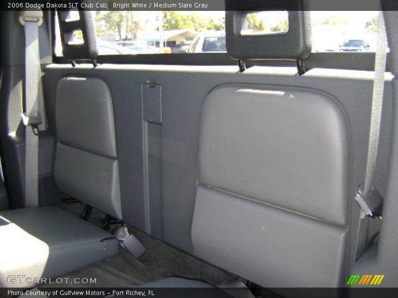 Bright White / Medium Slate Gray 2006 Dodge Dakota SLT Club Cab