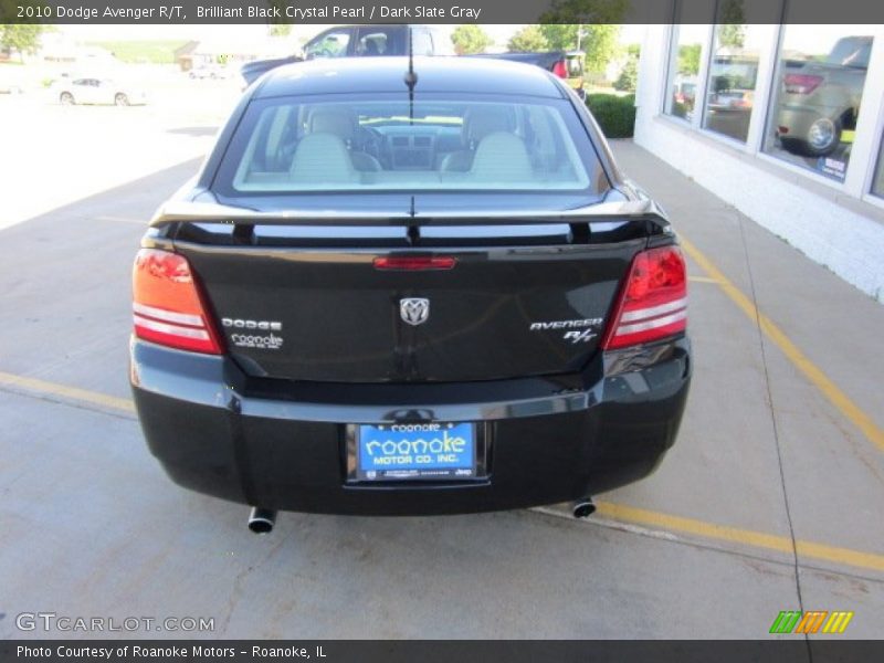 Brilliant Black Crystal Pearl / Dark Slate Gray 2010 Dodge Avenger R/T