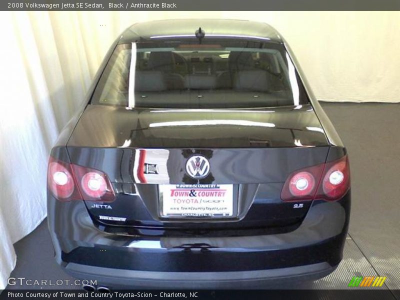 Black / Anthracite Black 2008 Volkswagen Jetta SE Sedan