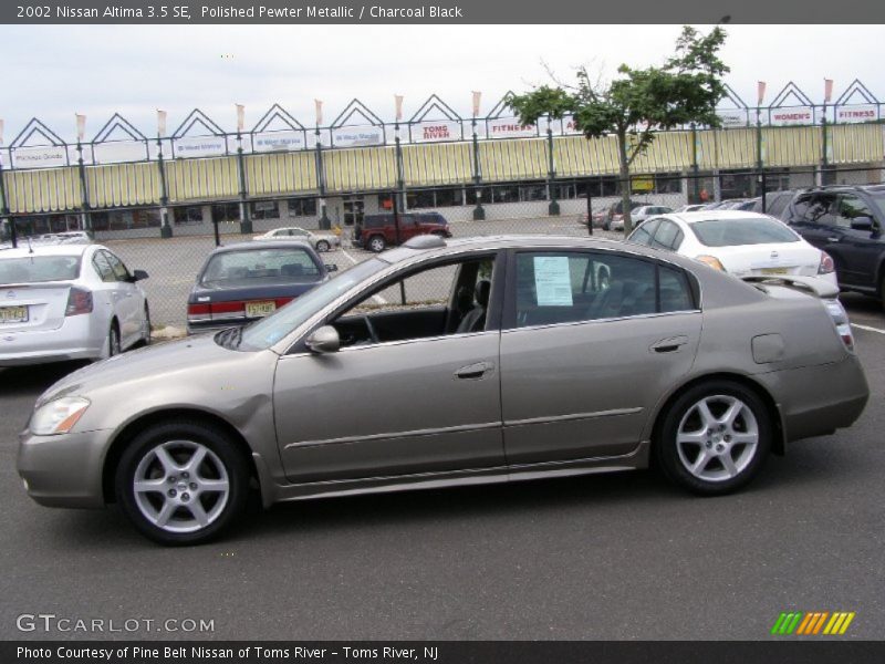 Polished Pewter Metallic / Charcoal Black 2002 Nissan Altima 3.5 SE