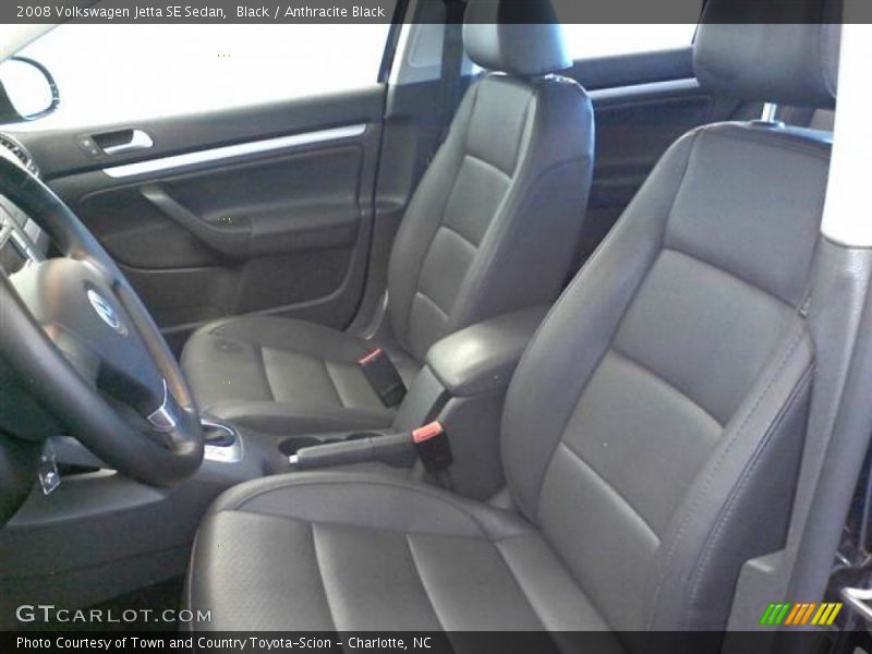 Black / Anthracite Black 2008 Volkswagen Jetta SE Sedan