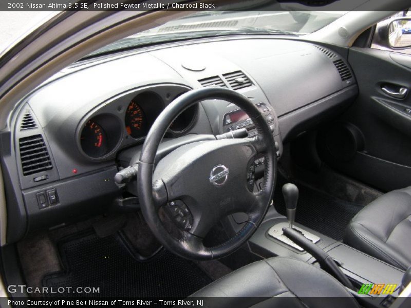 Polished Pewter Metallic / Charcoal Black 2002 Nissan Altima 3.5 SE