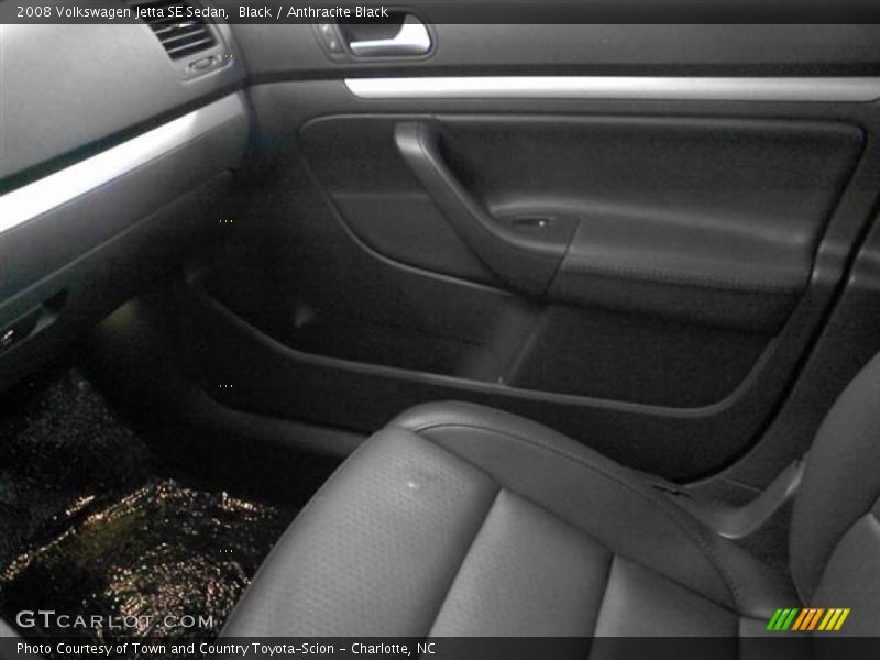Black / Anthracite Black 2008 Volkswagen Jetta SE Sedan