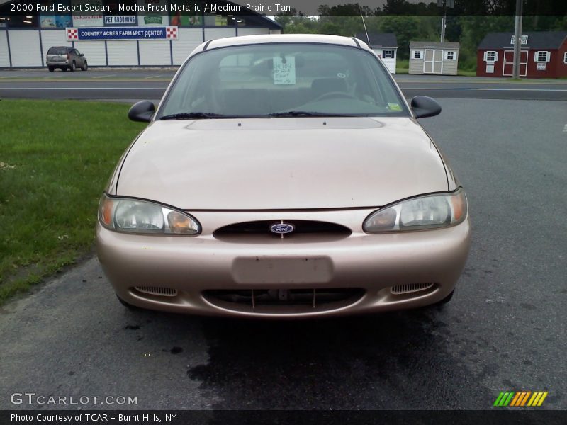 Mocha Frost Metallic / Medium Prairie Tan 2000 Ford Escort Sedan