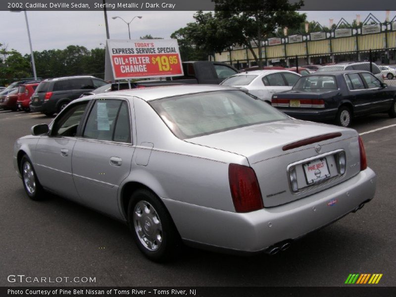 Sterling Metallic / Dark Gray 2002 Cadillac DeVille Sedan