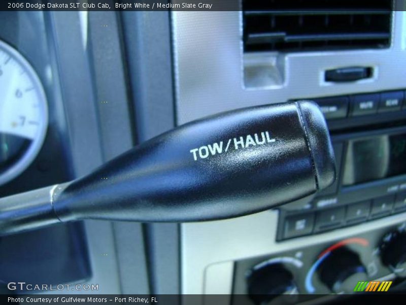 Bright White / Medium Slate Gray 2006 Dodge Dakota SLT Club Cab