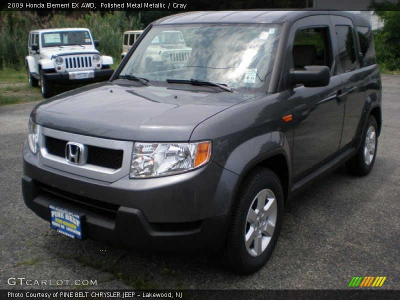 Polished Metal Metallic / Gray 2009 Honda Element EX AWD