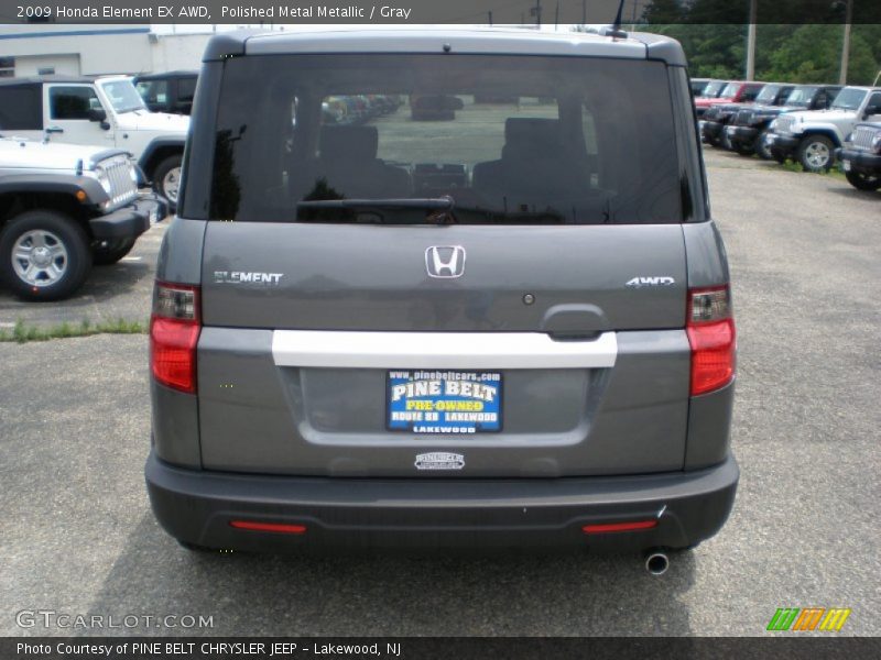 Polished Metal Metallic / Gray 2009 Honda Element EX AWD