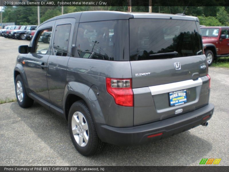 Polished Metal Metallic / Gray 2009 Honda Element EX AWD