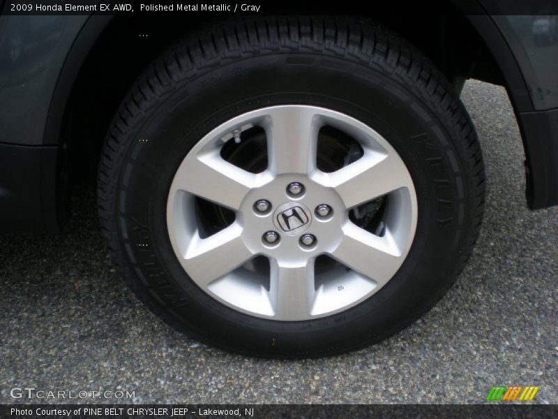Polished Metal Metallic / Gray 2009 Honda Element EX AWD