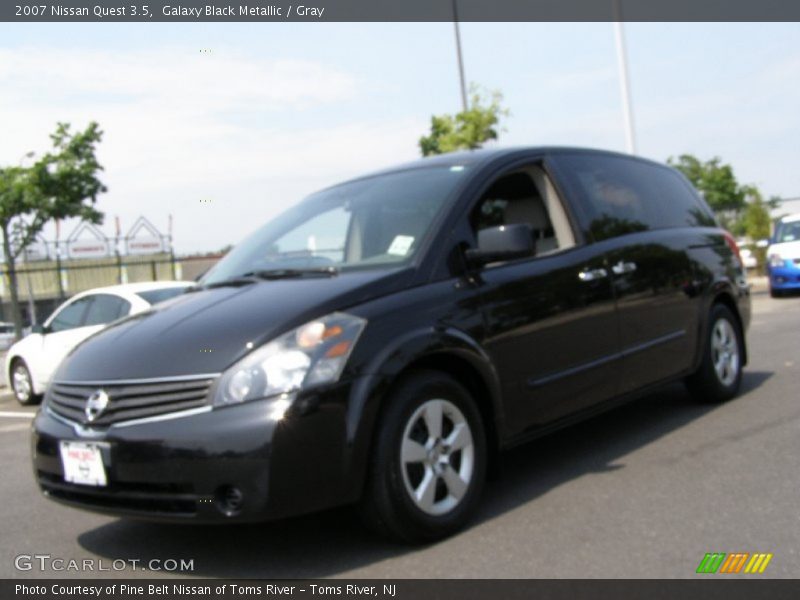 Galaxy Black Metallic / Gray 2007 Nissan Quest 3.5