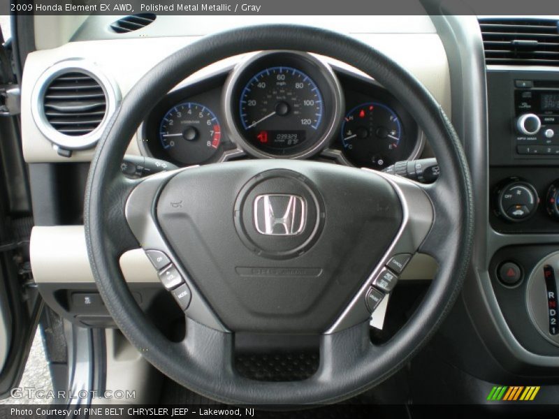 Polished Metal Metallic / Gray 2009 Honda Element EX AWD