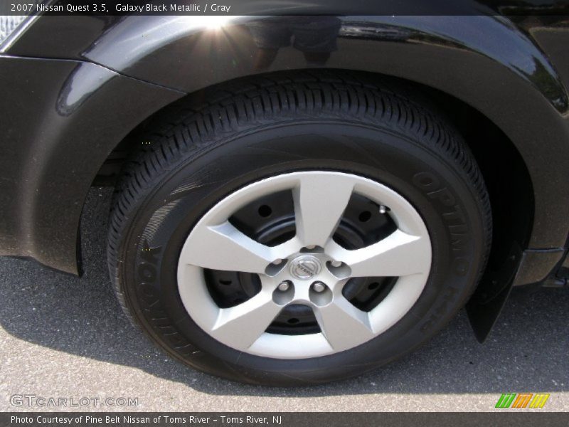 Galaxy Black Metallic / Gray 2007 Nissan Quest 3.5