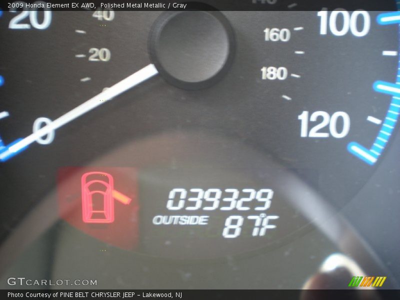 Polished Metal Metallic / Gray 2009 Honda Element EX AWD
