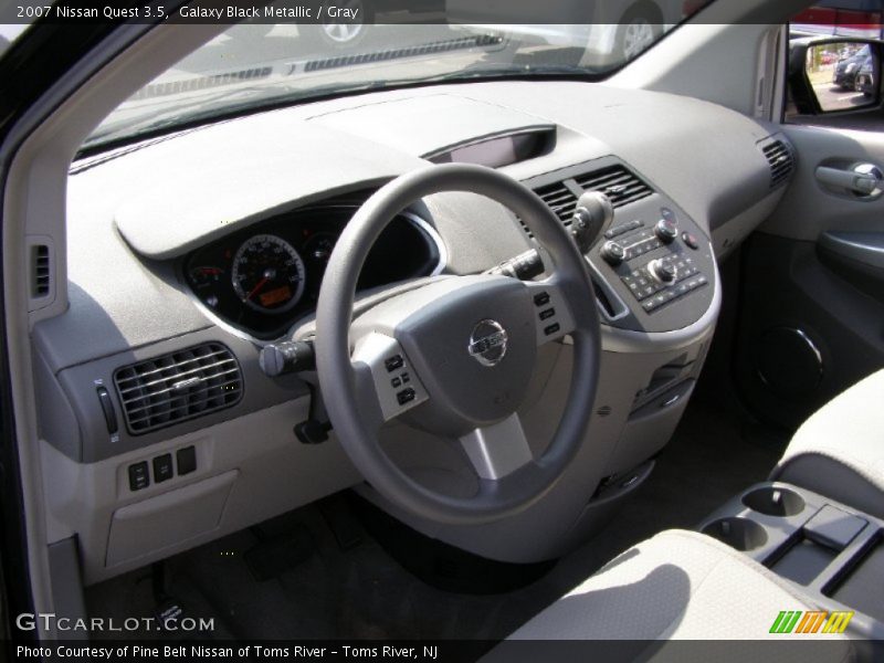 Galaxy Black Metallic / Gray 2007 Nissan Quest 3.5