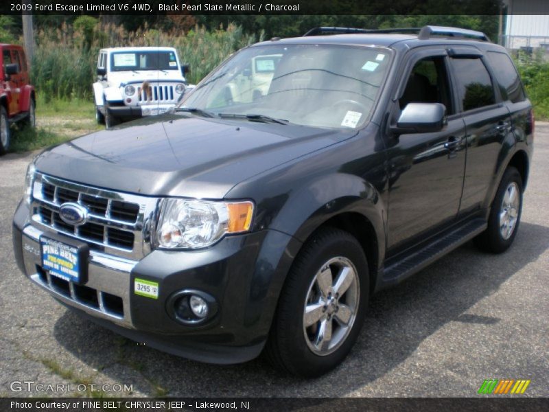 Black Pearl Slate Metallic / Charcoal 2009 Ford Escape Limited V6 4WD