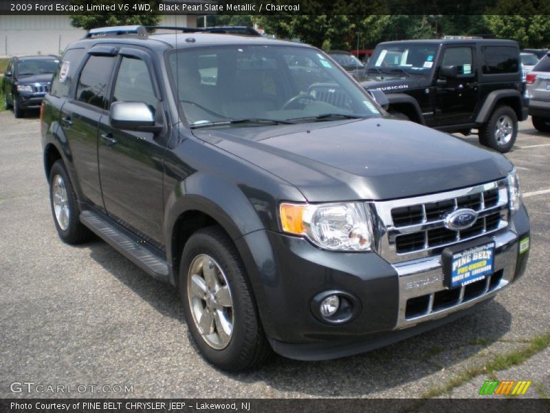 Black Pearl Slate Metallic / Charcoal 2009 Ford Escape Limited V6 4WD