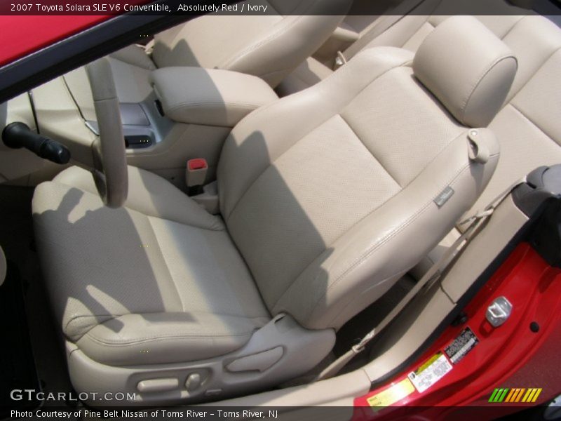 Absolutely Red / Ivory 2007 Toyota Solara SLE V6 Convertible