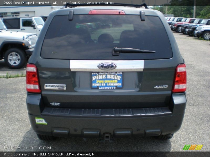 Black Pearl Slate Metallic / Charcoal 2009 Ford Escape Limited V6 4WD