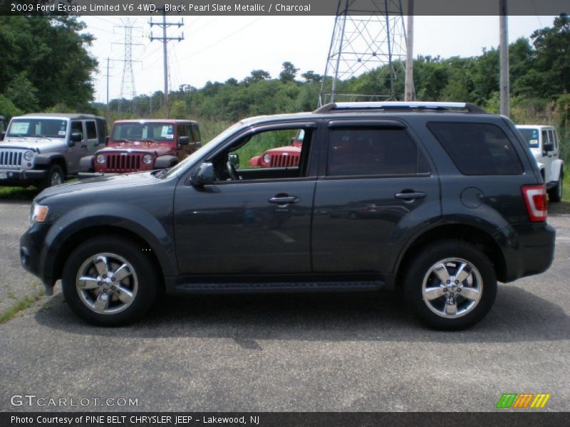 Black Pearl Slate Metallic / Charcoal 2009 Ford Escape Limited V6 4WD