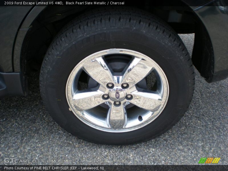 Black Pearl Slate Metallic / Charcoal 2009 Ford Escape Limited V6 4WD