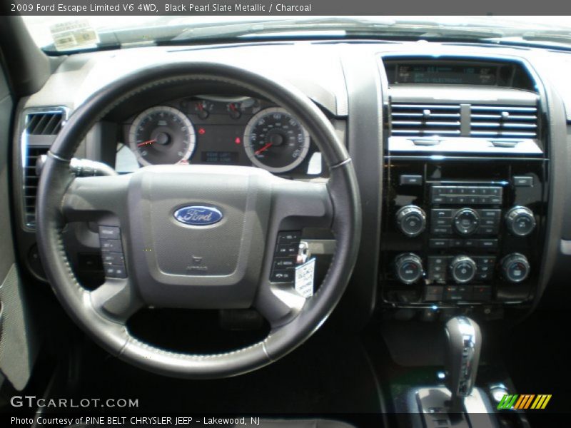 Black Pearl Slate Metallic / Charcoal 2009 Ford Escape Limited V6 4WD