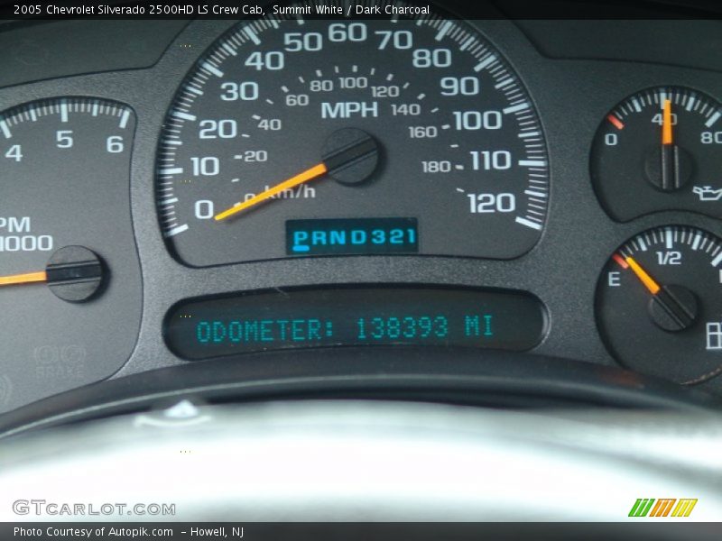 Summit White / Dark Charcoal 2005 Chevrolet Silverado 2500HD LS Crew Cab