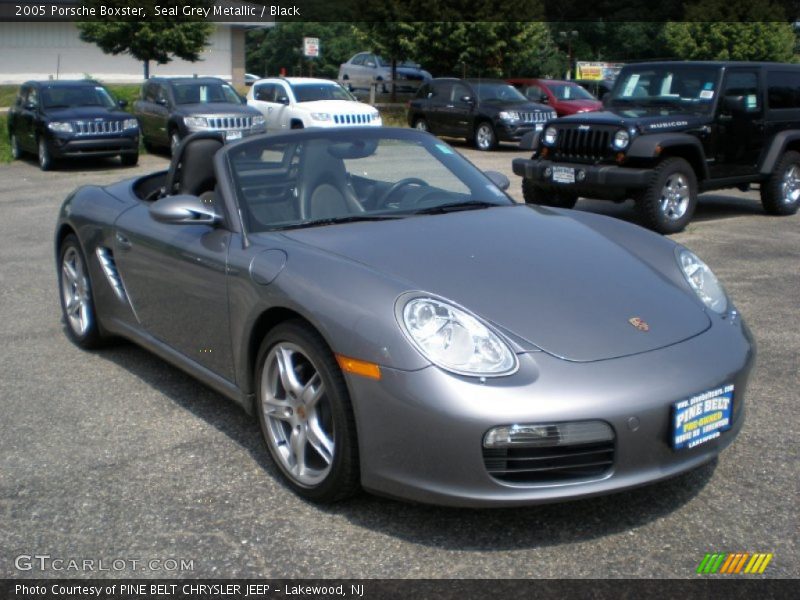 Seal Grey Metallic / Black 2005 Porsche Boxster