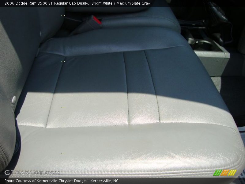 Bright White / Medium Slate Gray 2006 Dodge Ram 3500 ST Regular Cab Dually