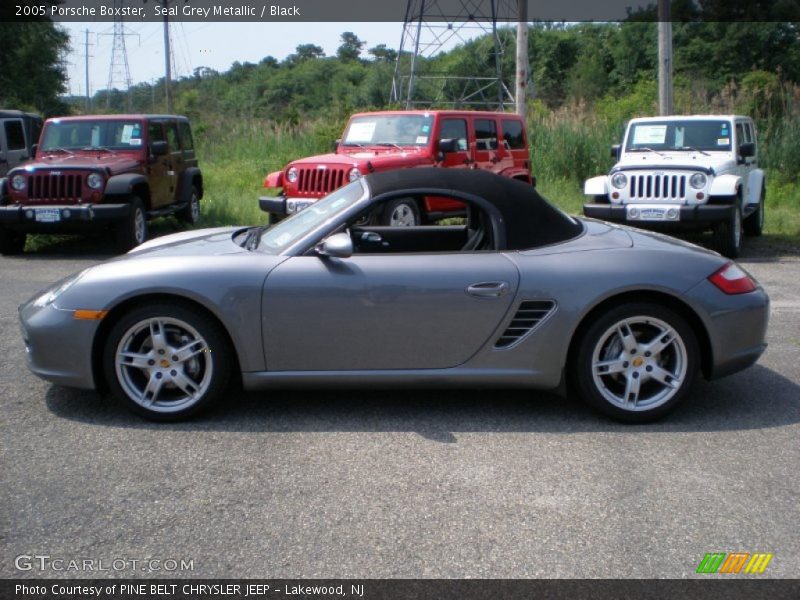 Seal Grey Metallic / Black 2005 Porsche Boxster