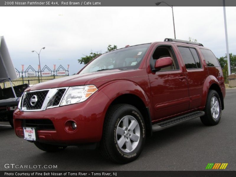 Red Brawn / Cafe Latte 2008 Nissan Pathfinder SE 4x4