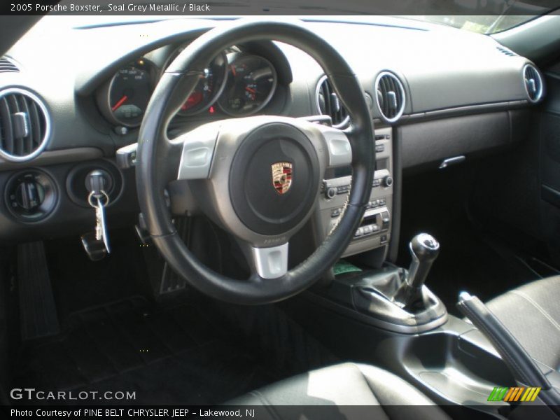 Seal Grey Metallic / Black 2005 Porsche Boxster
