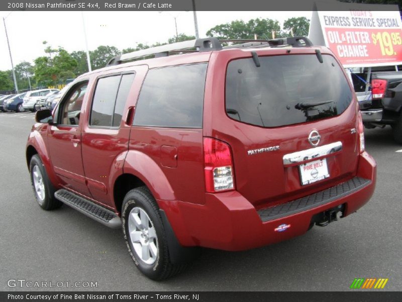 Red Brawn / Cafe Latte 2008 Nissan Pathfinder SE 4x4