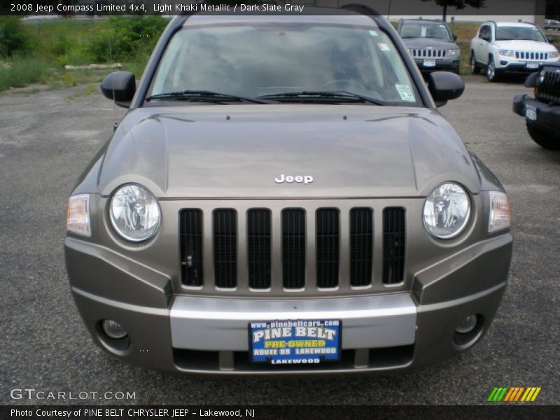 Light Khaki Metallic / Dark Slate Gray 2008 Jeep Compass Limited 4x4