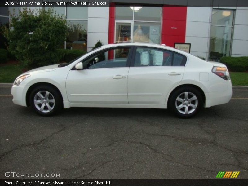 Winter Frost Pearl / Charcoal 2009 Nissan Altima 2.5 SL