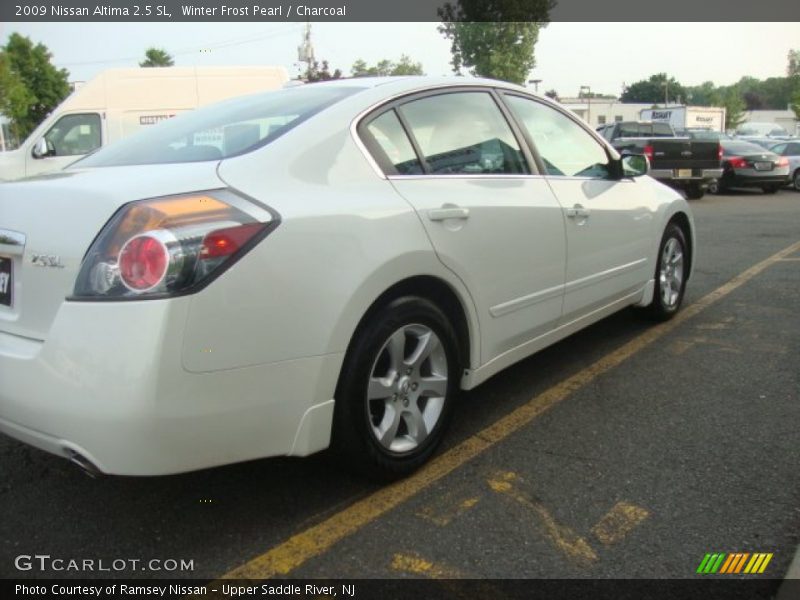 Winter Frost Pearl / Charcoal 2009 Nissan Altima 2.5 SL