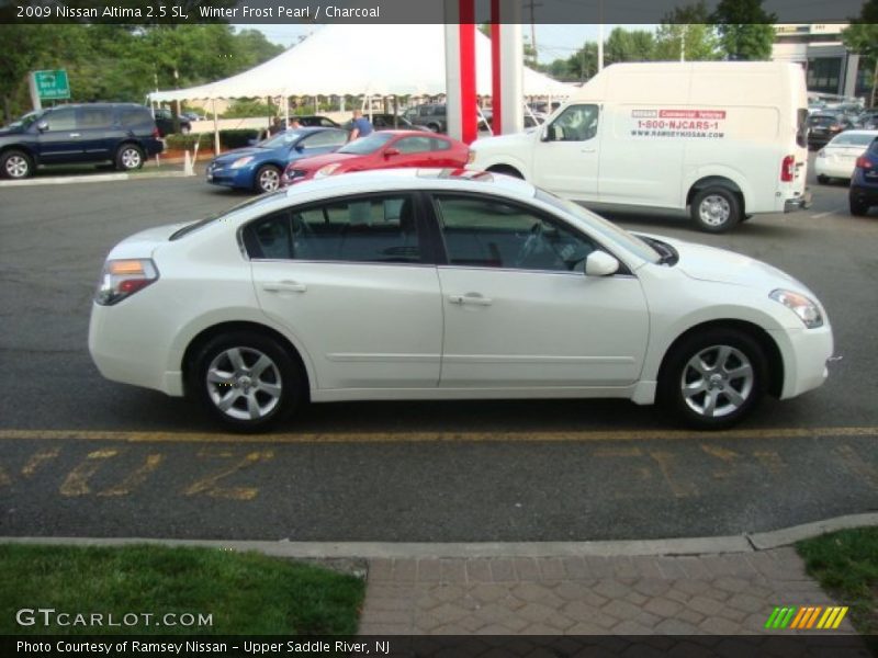 Winter Frost Pearl / Charcoal 2009 Nissan Altima 2.5 SL