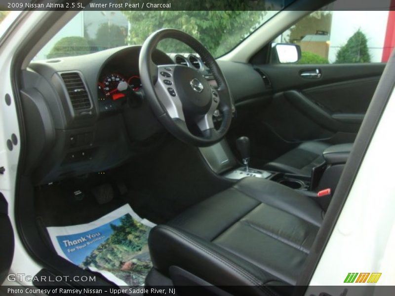 Winter Frost Pearl / Charcoal 2009 Nissan Altima 2.5 SL