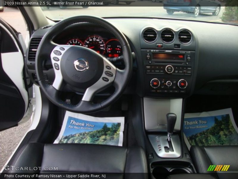 Winter Frost Pearl / Charcoal 2009 Nissan Altima 2.5 SL