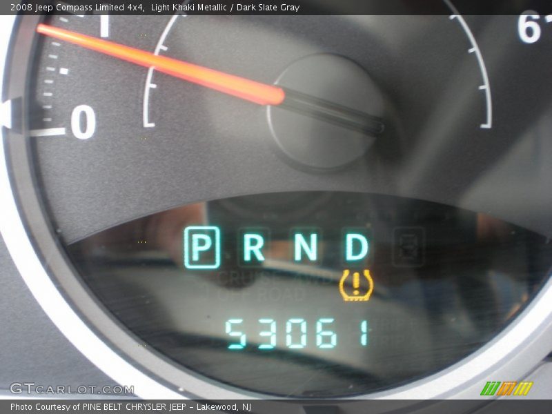 Light Khaki Metallic / Dark Slate Gray 2008 Jeep Compass Limited 4x4