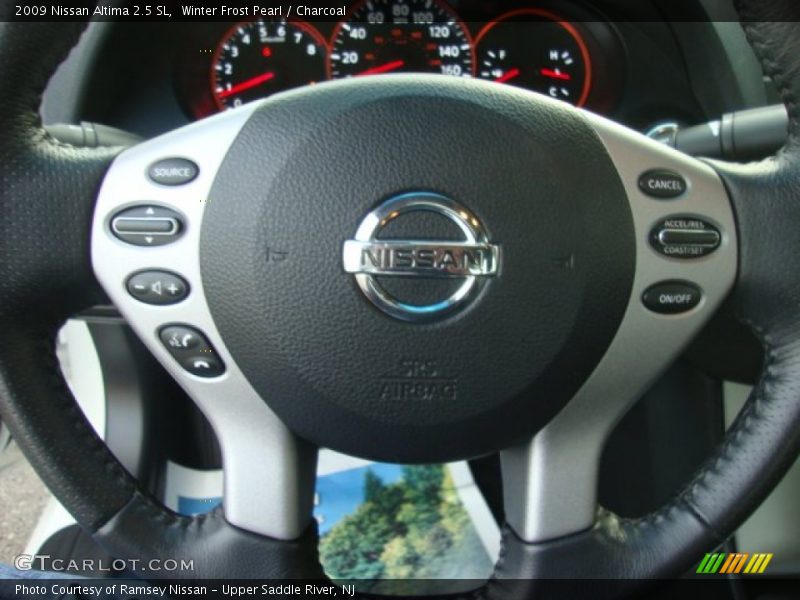 Winter Frost Pearl / Charcoal 2009 Nissan Altima 2.5 SL