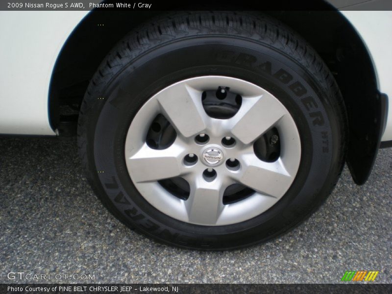 Phantom White / Gray 2009 Nissan Rogue S AWD