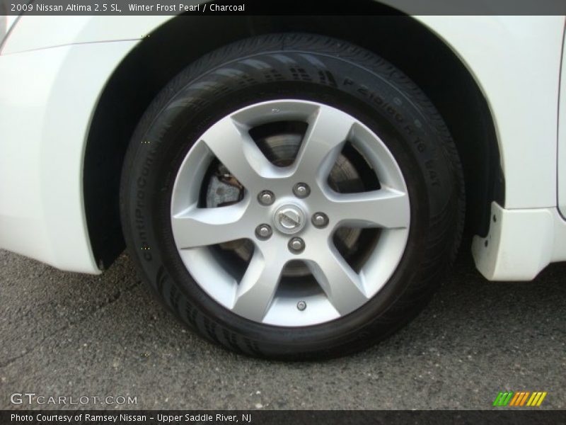 Winter Frost Pearl / Charcoal 2009 Nissan Altima 2.5 SL