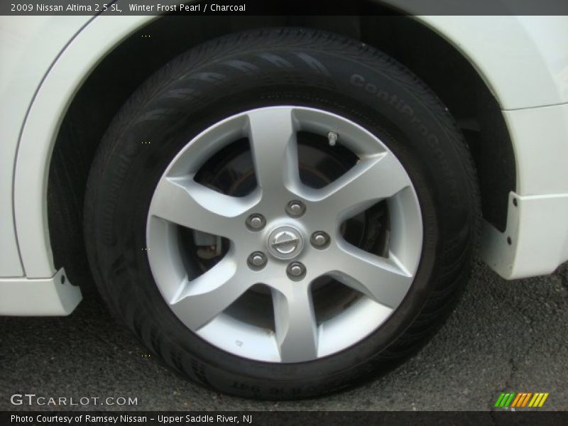 Winter Frost Pearl / Charcoal 2009 Nissan Altima 2.5 SL