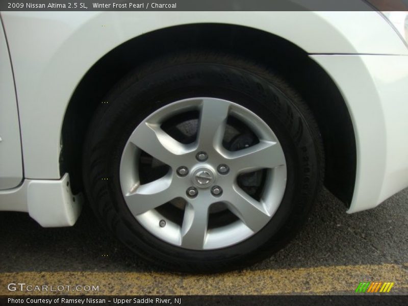 Winter Frost Pearl / Charcoal 2009 Nissan Altima 2.5 SL